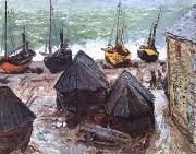 Claude Monet Boats on the Beach Germany oil painting artist
